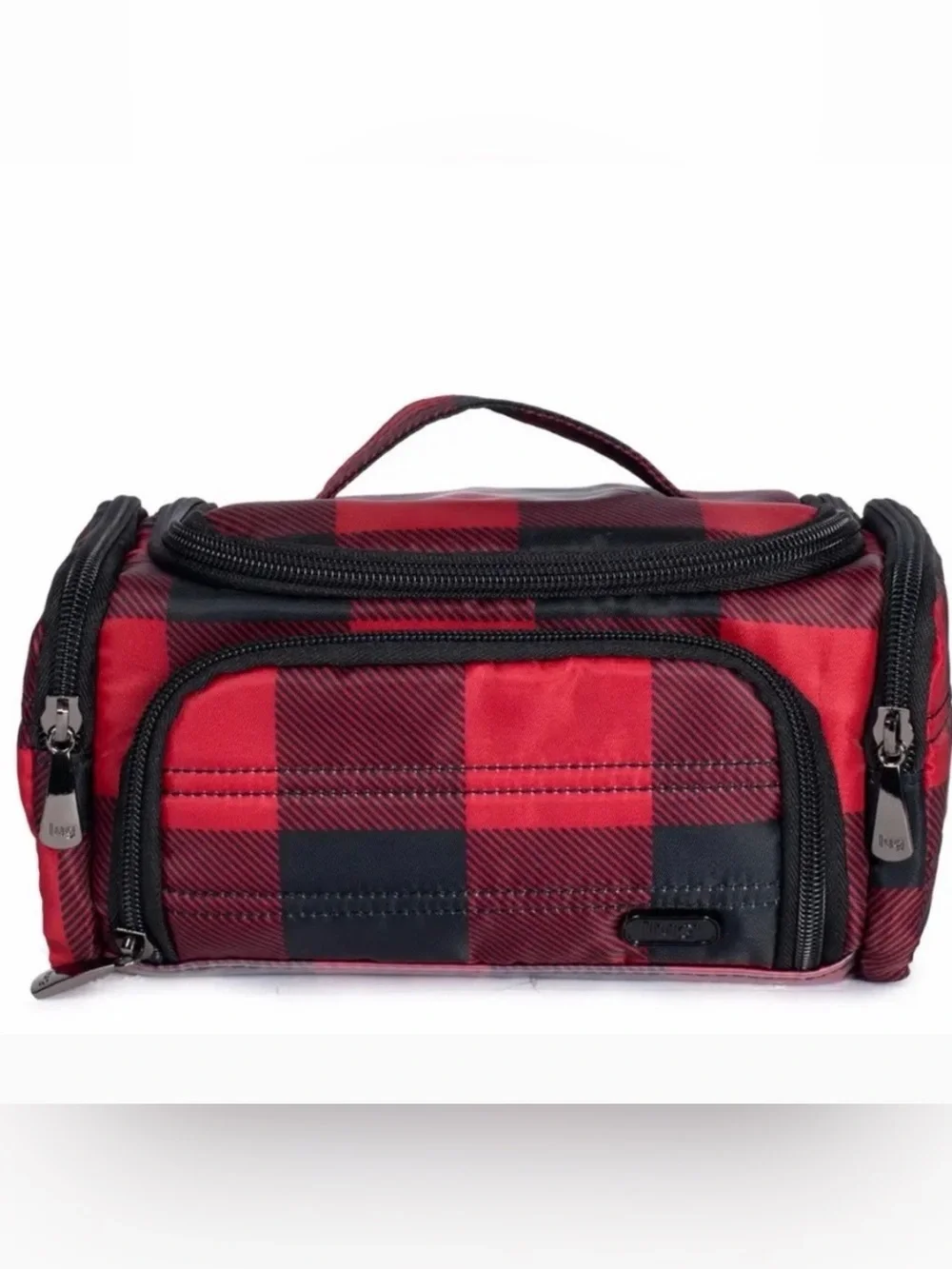 lug Mini Trolley Travel Cosmetic/Toiletry bag - Buffalo Check Plaid - Picture 4 of 9